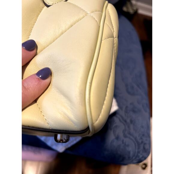 Coach Seafoam Green Rowan Quilted Crossbody - Picture 8 of 9